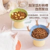 Pet bowls, cat bowls, dog bowls, anti-knock cat water and food bowls, small and medium-sized pet cat food bowls, dog plastic bowls Specification image